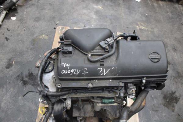 MOTEUR NISSAN MICRA K12 1.2CC CODE CR12 088546R - Vue 1